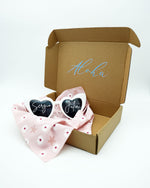 Gafas corazón personalizadas para boda