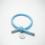Pulseras de goma con inicial