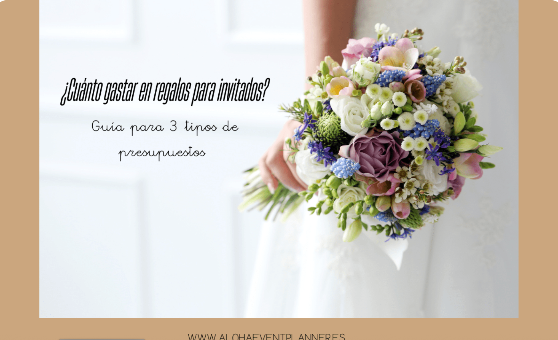 Cuánto gastar en regalos para invitados de boda