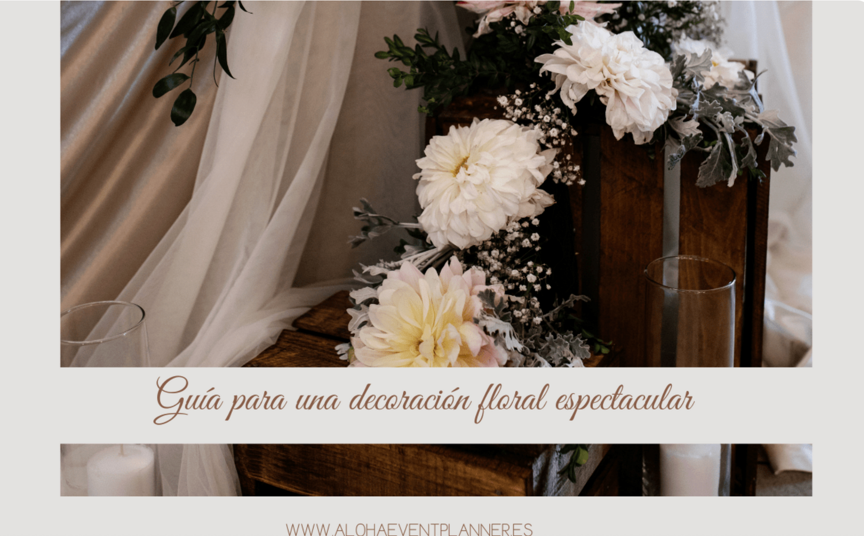 Organización de eventos : Guía para una decoración floral espectacular para  bodas en Córdoba