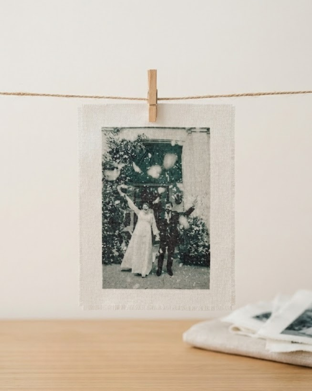 Fotos en lino personalizadas | Aloha Event Planner