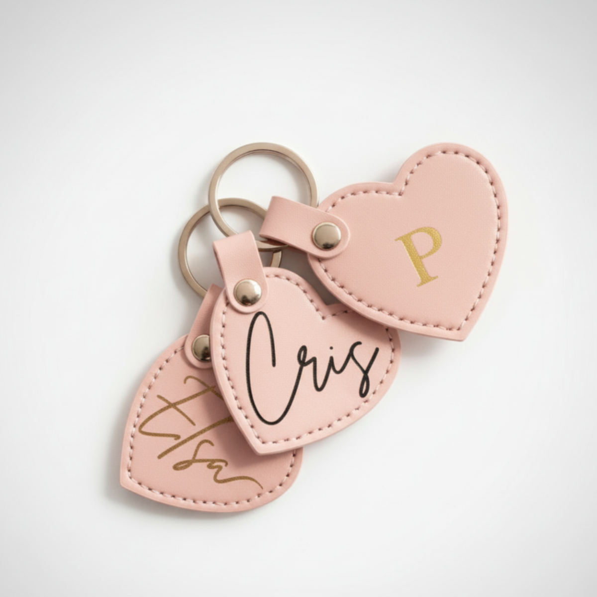 Llavero corazón personalizable