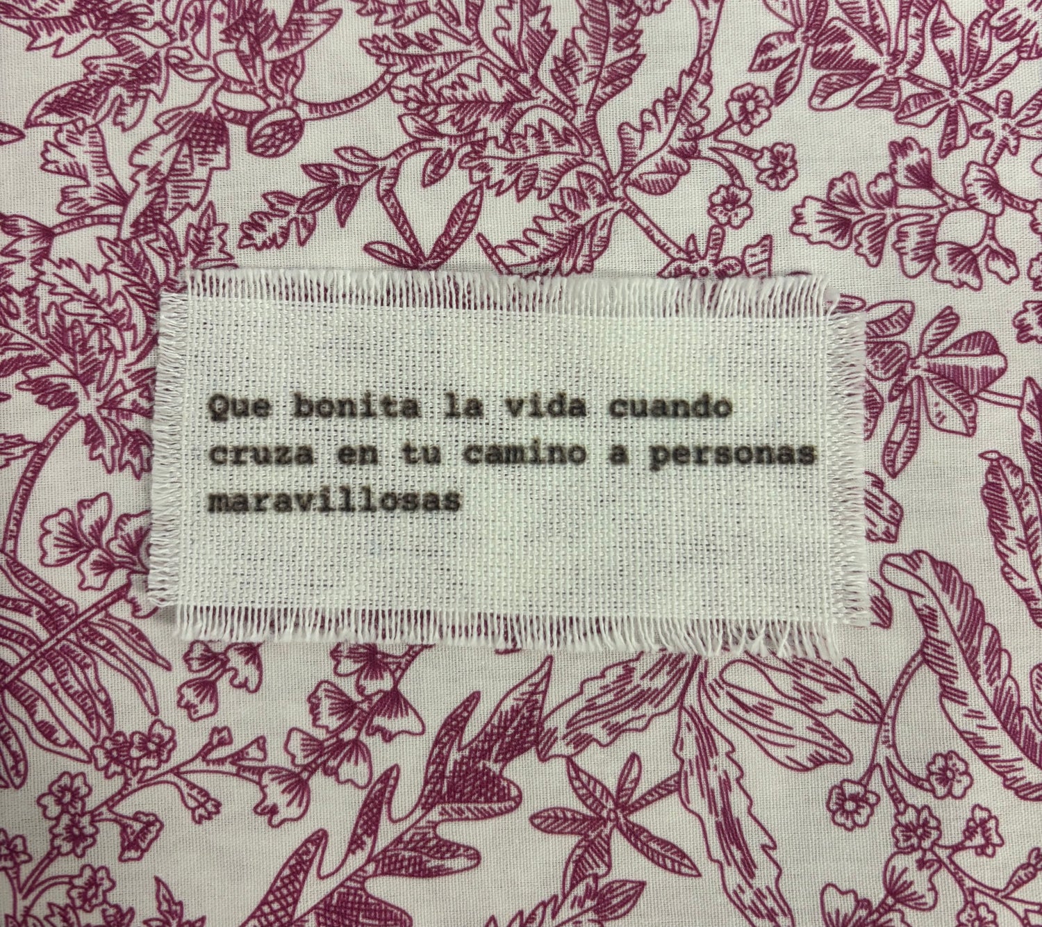 Frase en lino