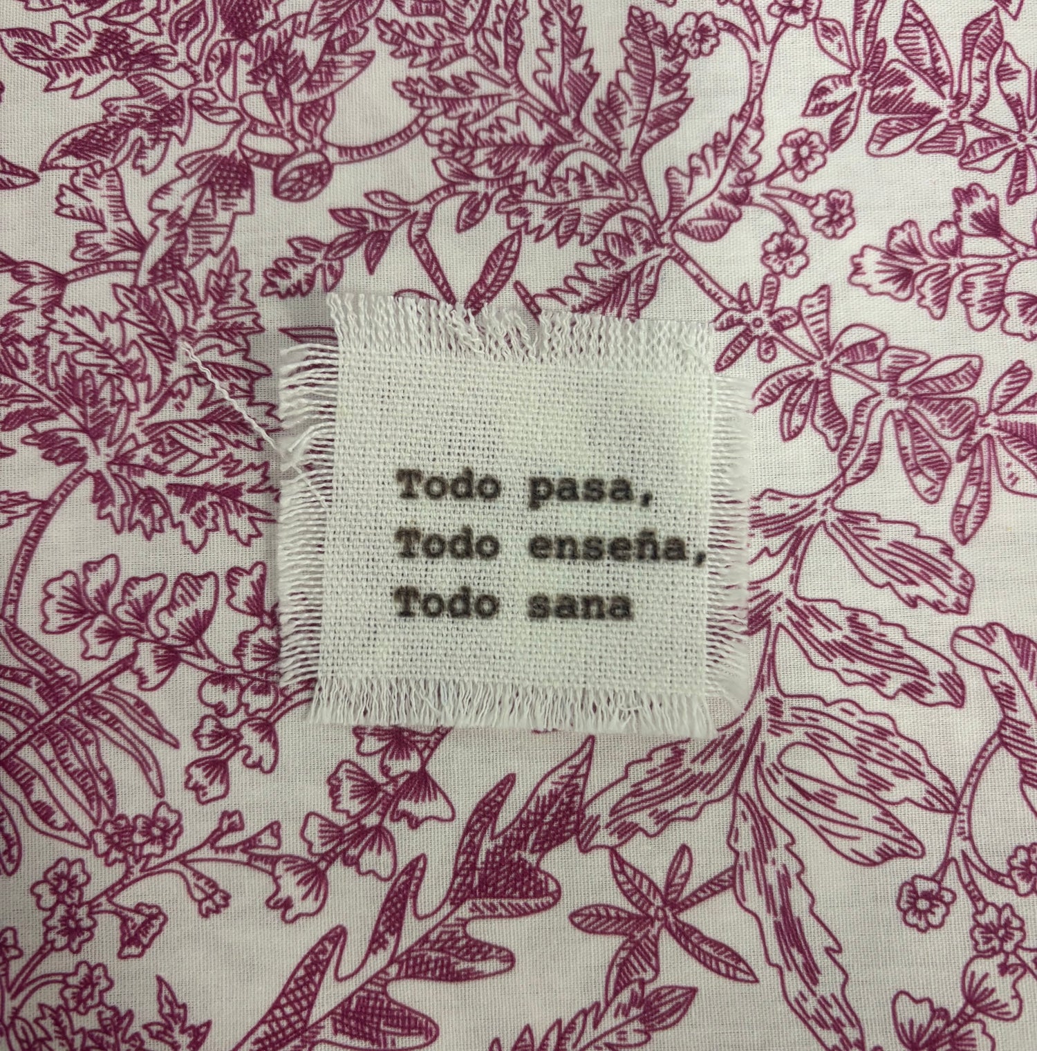 Frase en lino