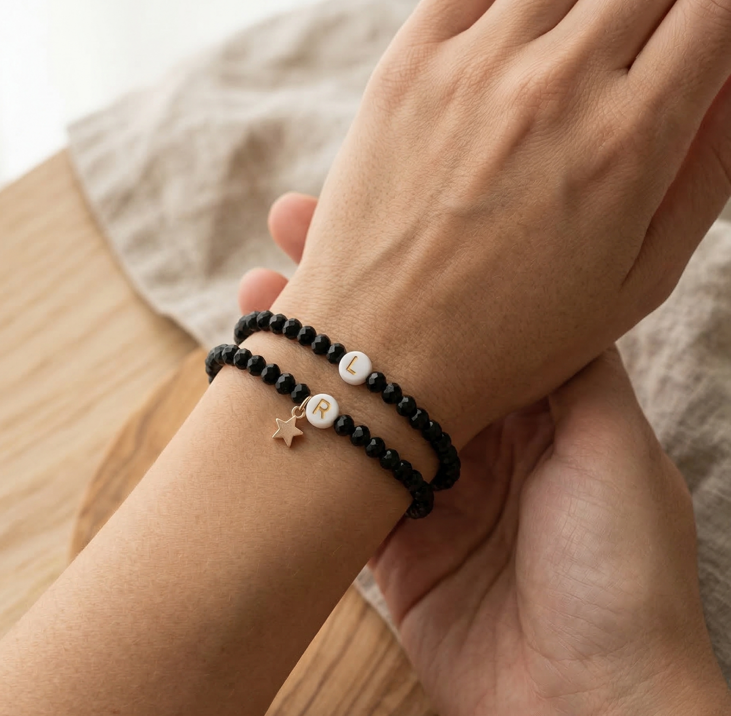 Pulsera turmalina negra