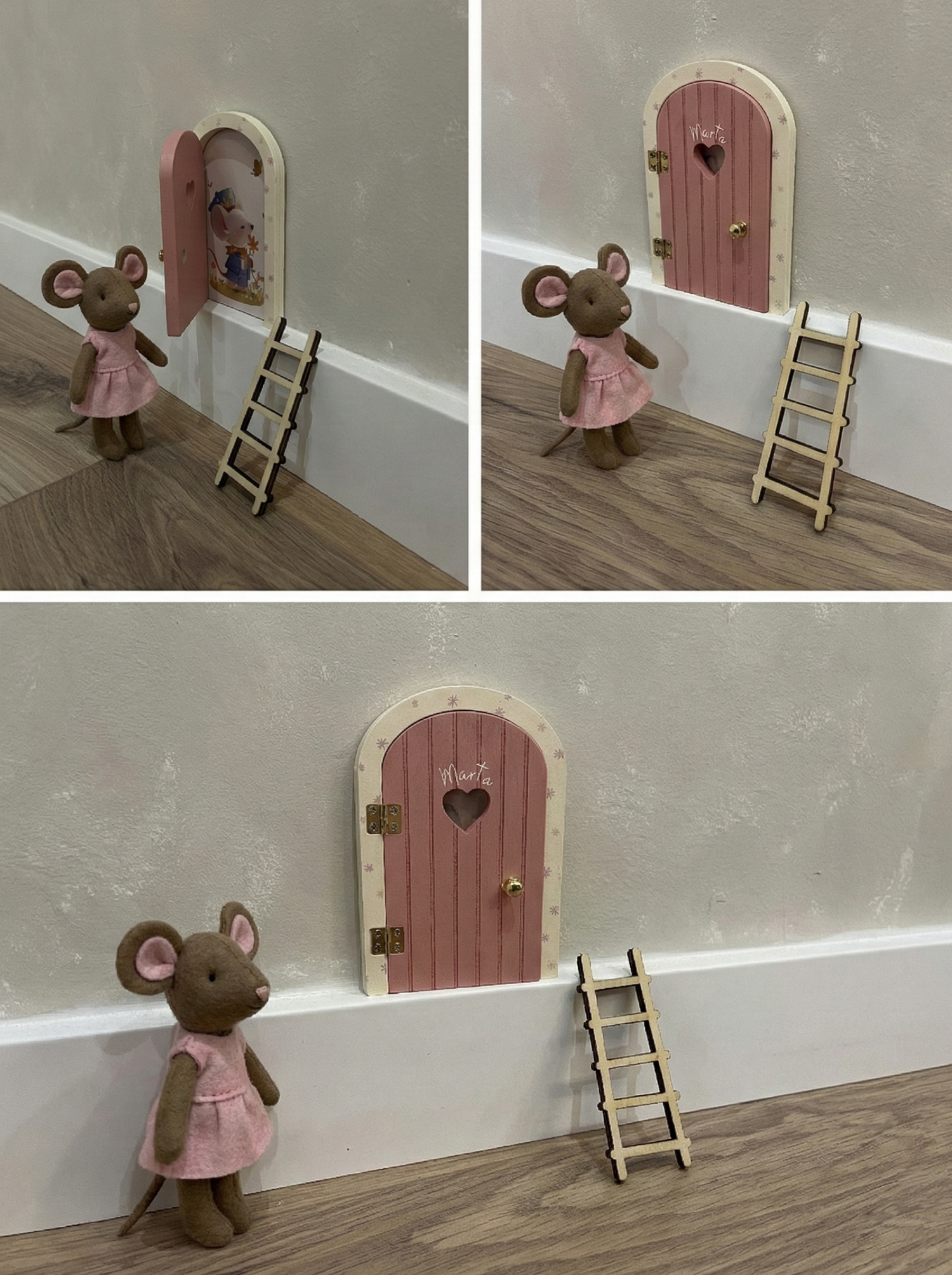 Puerta del Ratoncito Pérez Personalizada – Magia en su Habitación